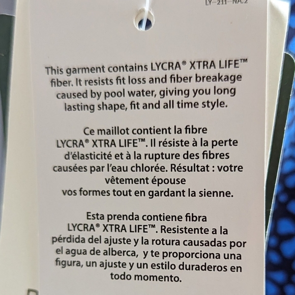 NWT  L.L. Bean Slimming Tankini Top Size 12R - Picture 6 of 11